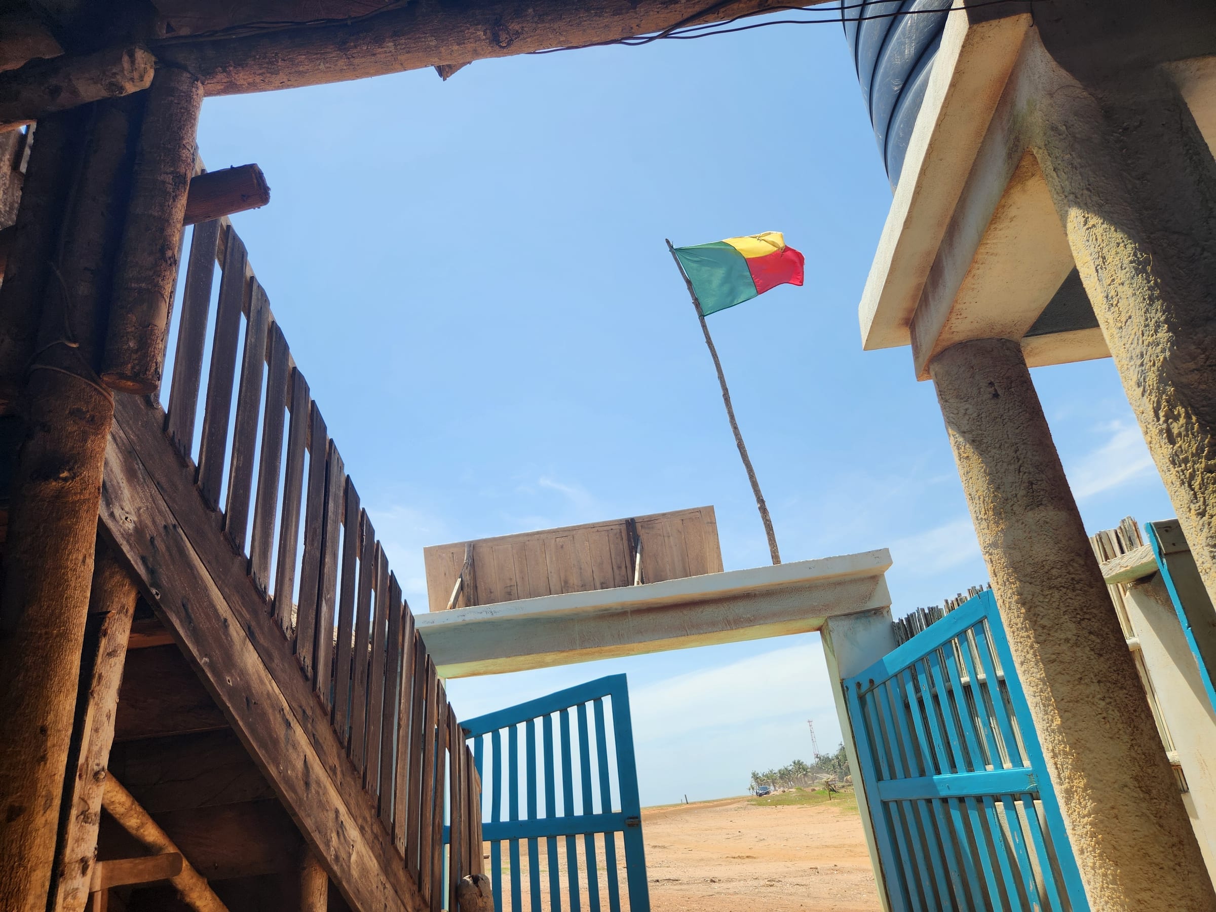 Paysage du Bénin découvert depuis le village