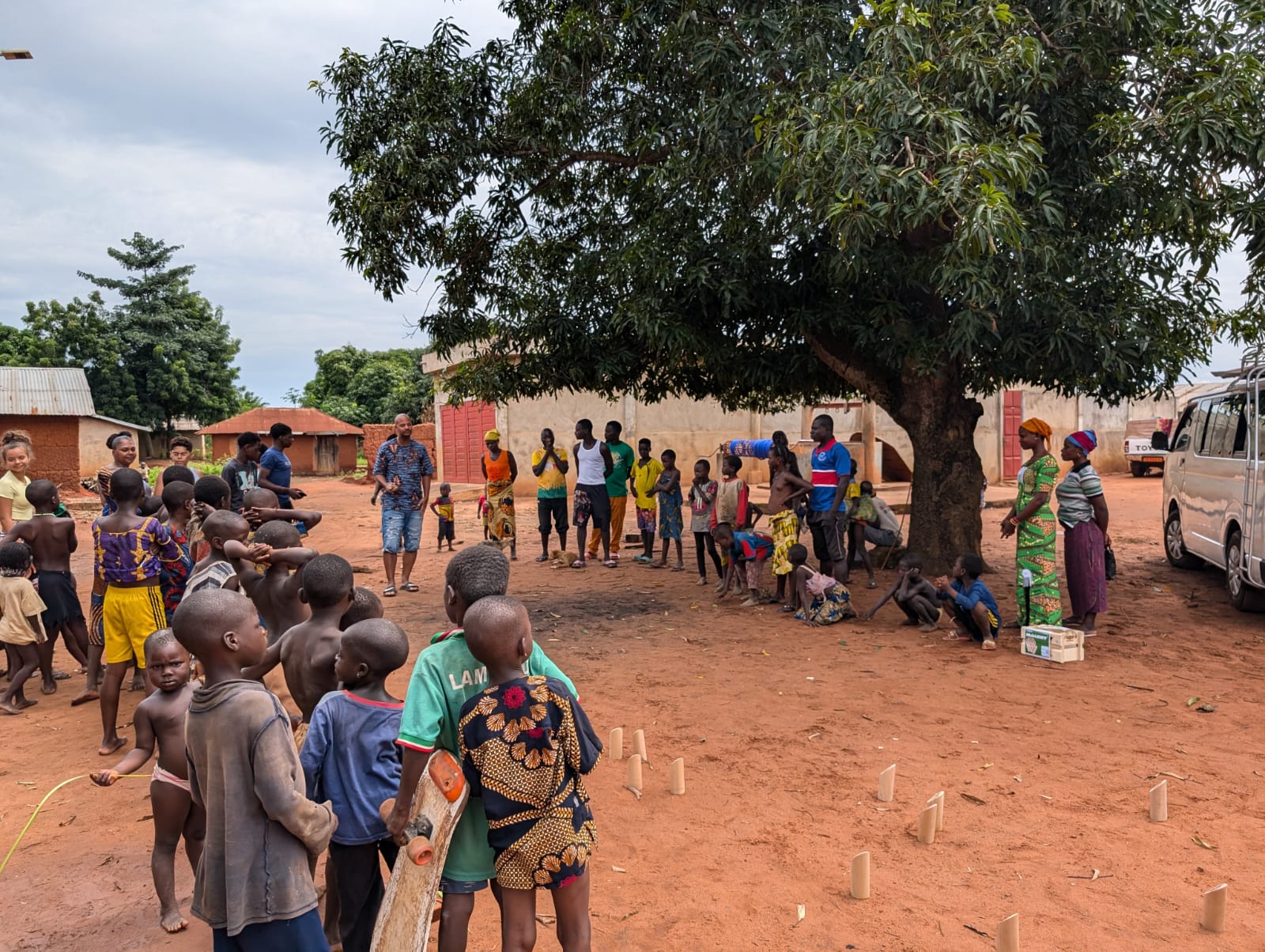 Une scène de vie au village de Kakèkanmè