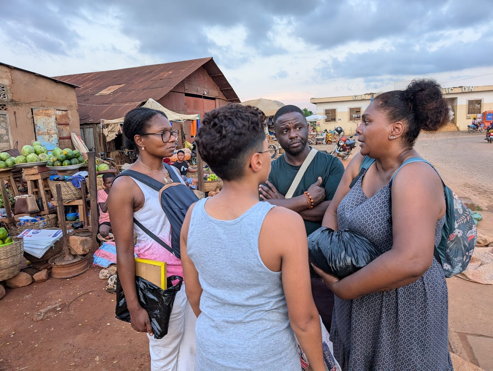 Ambiance de fin de journée au Bénin
